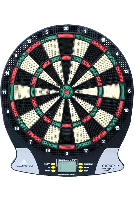 Ejoyous – Jeu De Fléchettes électronique 15 Pouces – Avec écran LCD, 6 Fléchettes, Effets Sonores – Pour Fêtes, Soirées Jeux – Piles 3xAA Non Incluses
