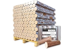 960kg Palette Premium Hartholzbriketts aus Reiner Eiche/Buche Brenn Kamin Ofen Grill Smoker Heiz Holz Gluthalter Brennholz Öko Holzbriketts | Energie Kienbacher