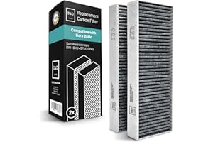 Zestaw filtrów z węglem aktywnym do płyt grzewczych BORA Basic BAKFS (2 sztuki) | wysokiej jakości filtr zapasowy firmy D&D Living