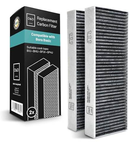 Lot De 2 Filtres à Charbon Actif Pour BORA Basic & GP4 - Anti-odeurs Et Graisses