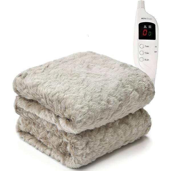 Dreamland Hygge Days Luxury Faux Fur Warming Throw/Electric Blanket  (Intelliheat Technology, 6 Heat Settings, Machine Washable, 1/3/9-hour auto  timer, 160 x 120 cm, Fast heat up) Fallow Deer Print : Amazon.co.uk:  Everything