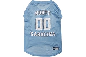 PETS FIRST NCAA North Carolina Tar Heels Basketball Jersey for Dogs & Cats, XX-Large - Licensed North Carolina Tar Heels Pet Tank Jersey