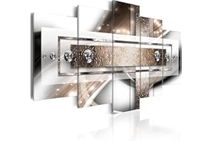 B&D XXL murando Impression sur Verre Acrylique 5 Parties Imprimée Tableau Photo Image Pret a Accrocher Murale Moderne Décoration Moderne Abstrait