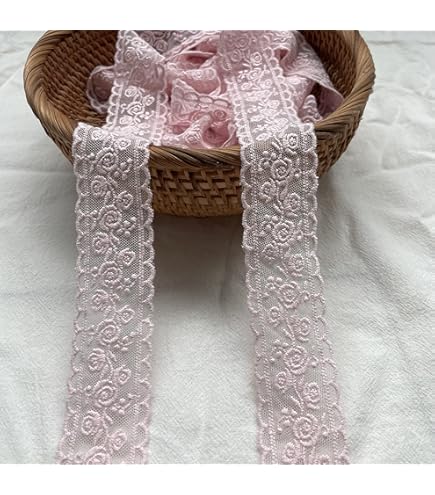 Nastro Di Pizzo In Poliestere 10 Mm X 15 M – Colore Blu, Per Cucito, Confezioni Regalo, Decorazioni Matrimoniali E Fai-da-te