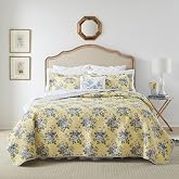 Laura Ashley Home Linley Collection Yorgan Seti -%100 Pamuk, Ters &Ccedil;evrilebilir, Hafif ve Nefes Alabilen Yatak, Ekstra Yumuşak