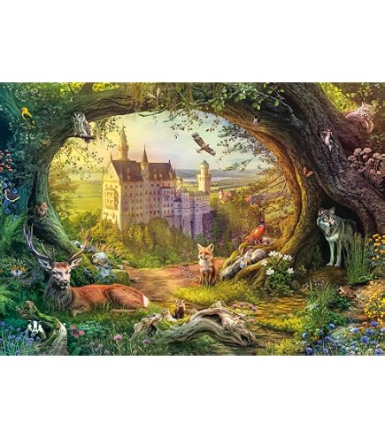 Schmidt Spiele 58865 La Magia Dell'Albero Della Vita – Puzzle Premium 1000 Pezzi, 69,3x49,3 Cm