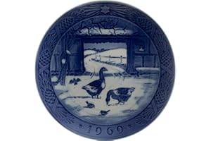 ROYAL COPENHAGEN PIATTO DI NATALE 1969 ORIGINALE PORCELLANA PRIMA SCELTA