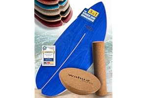 ‎WAHU WAHU Board - Balance Board Mit Einzigartigem Rocker Shape - Surf Board (100% Holz) | 100% Spaß Garantiert