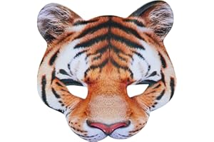 Bristol Novelty PM168 - Maschera da tigre in EVA, uomo, donna, multicolore, taglia unica