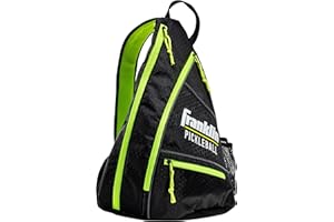 Franklin Sports Sac à Dos de Pickleball – Sac à Dos de Pickleball pour Homme et Femme – Sac à bandoulière réglable pour pagaies de Pickleball + Accessoires – Sac Officiel des championnats américains