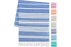 Artexia Strandtuch Baumwolle 90x180 cm Recycelte und Ökologische - Stranddecke Sandfrei Sanddurchlässig - Strandhandtuch - Royal