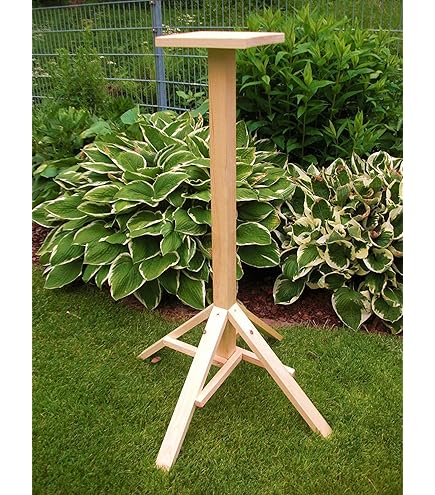 XXL Vogelhaus Aus Lärchenholz - Premium Vogelfutterhaus 60cm Durchmesser