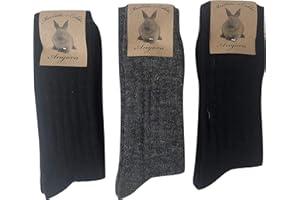 DREAM SOCKS Calzini caldi in lana d 'angora per uomo e donna,calze calzini invernali per il freddo made in italy,altezza metà polpaccio