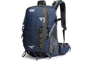 DCmount Wanderrucksack 40l Damen Herren Rucksack Wasserdicht Reiserucksack mit Regenschutz
