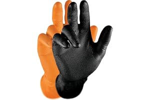 GRIPPAZ 246 skyddshandskar Nitrilsvart storlek XL (50 st)