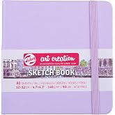 Talens Art Creation Eskiz defteri 80 yaprak, 12 x 12 cm, pastel mor