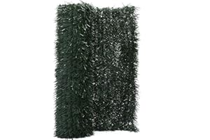 Zelsius Balkon Sichtschutz Tanne | 300 x 100 cm | Blickschutz ohne Bohren | Windschutz für Balkon, Garten, Terrasse | Sichtschutz Garten, Verkleidung Balkon, Gartensichtschutz, Dekorative Zäune