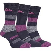 Storm Bloc - 3 Paia Uomo Cotone Trekking Calze con Spugna Storm Bloc - 3 Paia Uomo Cotone Trekking Calze con Spugna