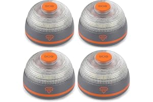 Pack 4x Hero Driver LED Baliza V16 Conectada y Geolocalizada – Certificada por la DGT – Conectividad Incluida hasta 2040 – Emergencia Coche – Obligatoria a partir de 2026 – Tarjeta Vodafone SIM Gratis