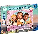 Ravensburger- Puzzle 200 Pièces XXL Aventures avec Lucky Spirit Puzzle Enfant, 4005556127726