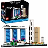 LEGO Architecture Singapore, Kit Modellismo per Adulti da Collezione, Idea Regalo per Uomo, Donna, Lui o Lei, Set di Costruzi