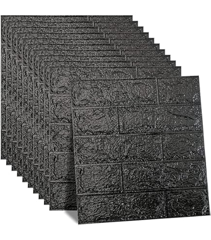 Autocollant mural 3D Imitation brique, 77x70/35x30cm, décoration de chambre à coucher, maison, papier peint auto-adhésif imperméable pour salon, DIY bricolage, 1 à 30 pièces  13