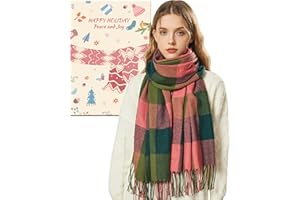 YULARA Scarf Gifts for Women UK Christmas Presents: Winter Womens Ladies Scarf Gift Set In Box Useful Knitting Cosy Gift Idea Unique Birthday Stocking Fillers Xmas Christmas Gifts for Women Mum Wife Her Teen