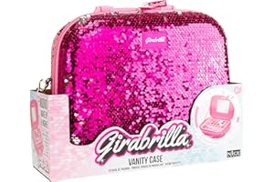 Girabrilla 02550D, Nice Group Make Up Case - Valigetta trucchi Girabrilla - MAGENTA/SILVER