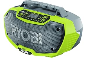 Ryobi R18RH-0 One Plus - Radio inalámbrica, 18 V, Color Verde