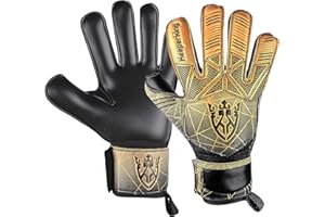 ‎KEEPERKING Keeperking Torwarthandschuhe Erwachsene Kinder Jugend mit und ohne Fingerschutz Fußballhandschuhe abnehmbar fingersave 4mm Unisex mehrere Größe und Farben