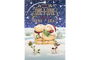 Biglietto di Natale per la persona che ami da Hallmark – Forever Friends lenticolare design 3D