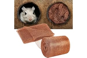 STINGMON TRAP Malla de Alambre de Cobre 6 Metros Trampa para Roedores para Cerrar Huecos Alrededor de Jardines, Ventanas, Garajes, Tuberías, etc para Controlar Caracoles, Ratones y Otros Roedores