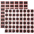 GOTRUST Bicycle Puncture Repair Kit, 48Pcs Square Patch+48pcs Round Patch Bike Tyre Repair Kits Inner Tube Puncture Repair Kit