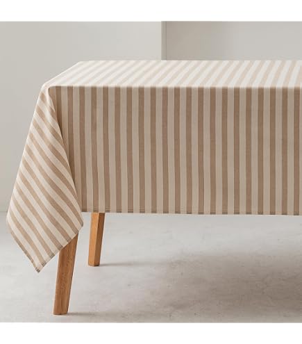 Serviettes De Table En Lin Beige 40x40 Cm - Tissu Coton/lin, Lavable - Pour Repas, Fêtes, Restaurant