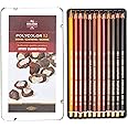 KOH-I-NOOR Polycolor Brown Line Artist's Coloured Pencils (Set of 12)