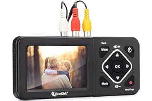ClearClick Video to Digital Converter 2.0 (Second Generation) - Record Video from VCR's, VHS Tapes, AV, RCA, Hi8, Camcorder, DVD, Gaming Systems
