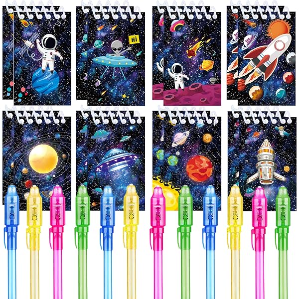 12 Blätter Weltraum-Leuchttattoos Für Kinder – Motive Mit Sternen, Planeten & Astronauten