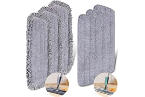 SDARISB - Set di 6 panni in microfibra per mocio spray, per la pulizia dei pavimenti, lavabili, riutilizzabili, adatti per tutti i mocio spray e Reveal Mop, confezione da 6 pezzi