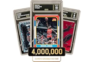 SOUTH SHORE RETAIL, LLC Graded Gem Near Mint 8 Mystery Football Card | GMA Graded Football Card | Contains One Graded Vintage, Rookie, Legend or Current Star