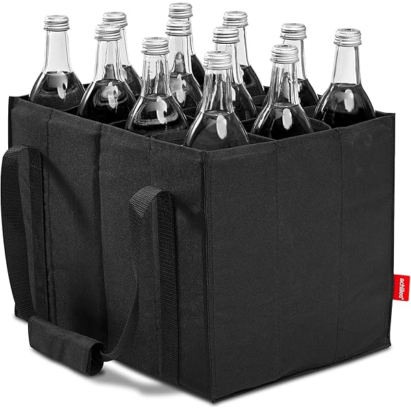 Sac De 6 Bouteilles Pochette Vin En Feutre, Sac De Rangeent En Feutre