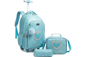 HTgroce Backpack Girls Unicorn Backpack Preschool for Girls,Schoolbag Girls Primary Suitable for GS, CP, CE1, CE2, CM1, CM2 Child Pencil Case Included Perfect for school.