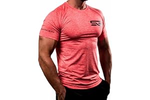Satire Gym - Camiseta Ajustada Fitness Hombres/Ropa Deportiva de Secado rápido Hombre - Apta como Camiseta de Culturismo y Camiseta de Gimnasio Entrenamientos/Camiseta Moderna Fitness Hombre