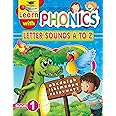 Learn with Phonics Book 1- Letter Sounds A to Z for Children Age 4 -10 Years [Paperback] Dreamland Publications
