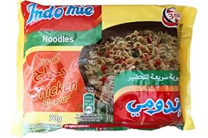 Nouilles/Noodles instantanées saveur poulet - Indomie - carton 40 sachets 70g
