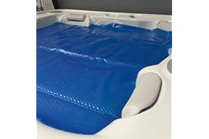 Happy Hot Tubs Quality 7ft x 7ft. Thermal Floating Spa Blanket Hot Tub Cover 400 Micron Bubble