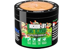 ARKA BIOTECHNOLOGIE GMBH MICROBE-LIFT Vita Flakes - Flockenfutter, Alleinfutter für Fische in jedem Süßwasseraquarium, 500ml / 50g