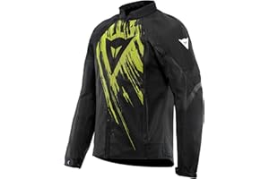 DAINESE Air Graphics Tex Jacket Giacca Moto Estiva, Ventilata e Leggera, con Protettori Morbidi su Spalle e Gomiti Uomo (Pacco da 1)