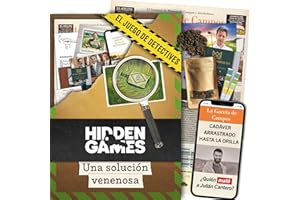 Hidden Games Escena del Crimen - Una solución venenosa - Juego de Misterio, Juego de Crimen, crímenes imperfectos, Juegos Ocultos, Detective Game, Juego Scape Room