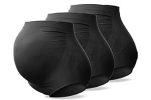SUNNYBUY Damen Umstandsmode Hohe Taille Unterwäsche Schwangerschaft Nahtlos Weich Hipster Panties Over Bump