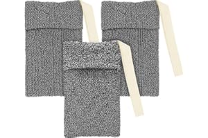 Belle Vous (Lot de 3) Sac à Savon Exfoliant - Sauve Savon - Gommage Doux & Profond pour la Douche ou le Bain - Pochette Savon Naturelle avec Cordon pour Savon Moussant/Séchant & Exfoliation